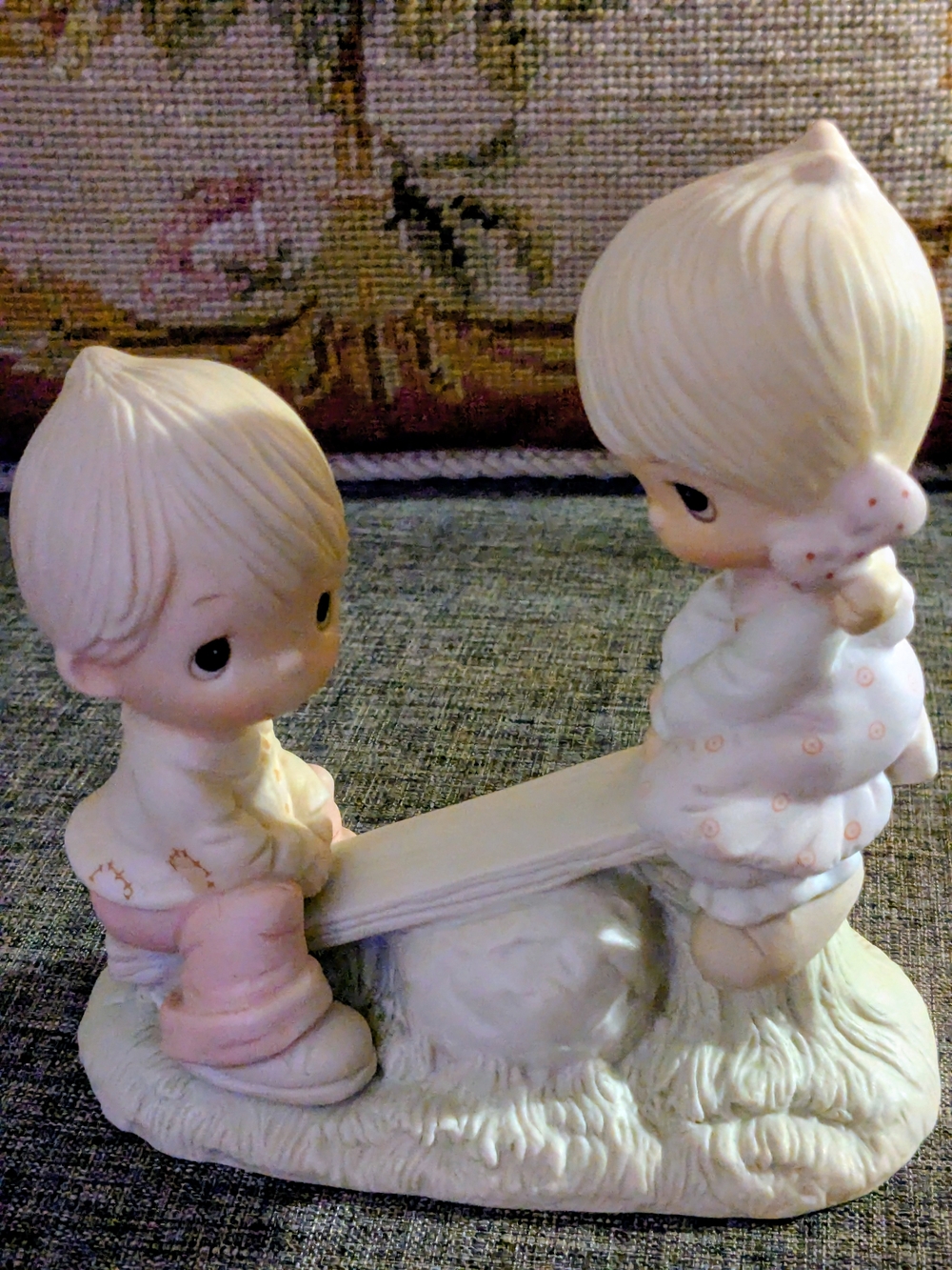 "Love Lifted Me" Precious Moments Figurine. In Excellent Condition!